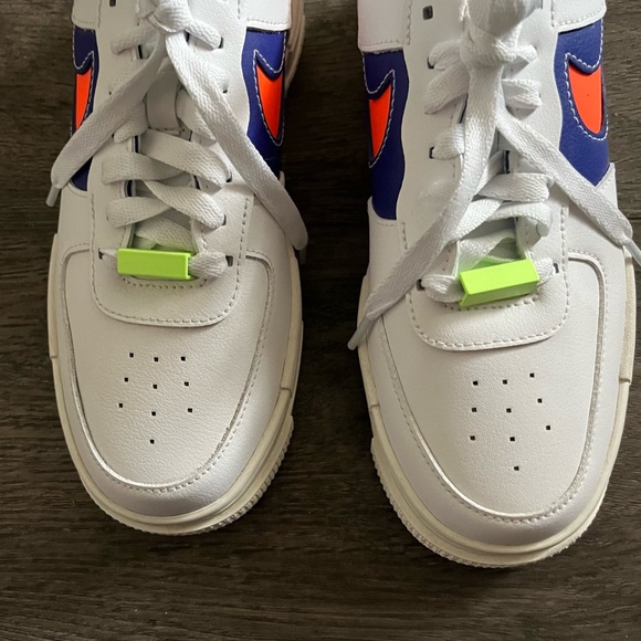 Nike Air Force 1 Pixel Summit White Concord Hyper Crimson Sneaker - Picture 6 of 11